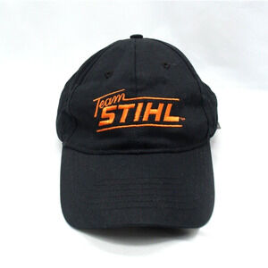 Team STIHL official black hat cap Stihl outfitters apparel tools outdoors